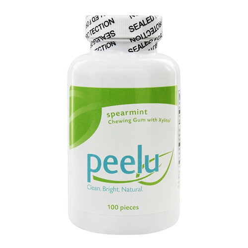 Peelu Chewing Gum With Xylitol Spearmint 100 Pieces